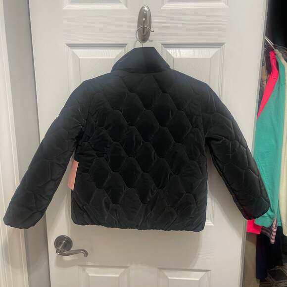 Juicy Couture Girls' Black Quilted Jacket Youth Size small - Picture 15 of 16